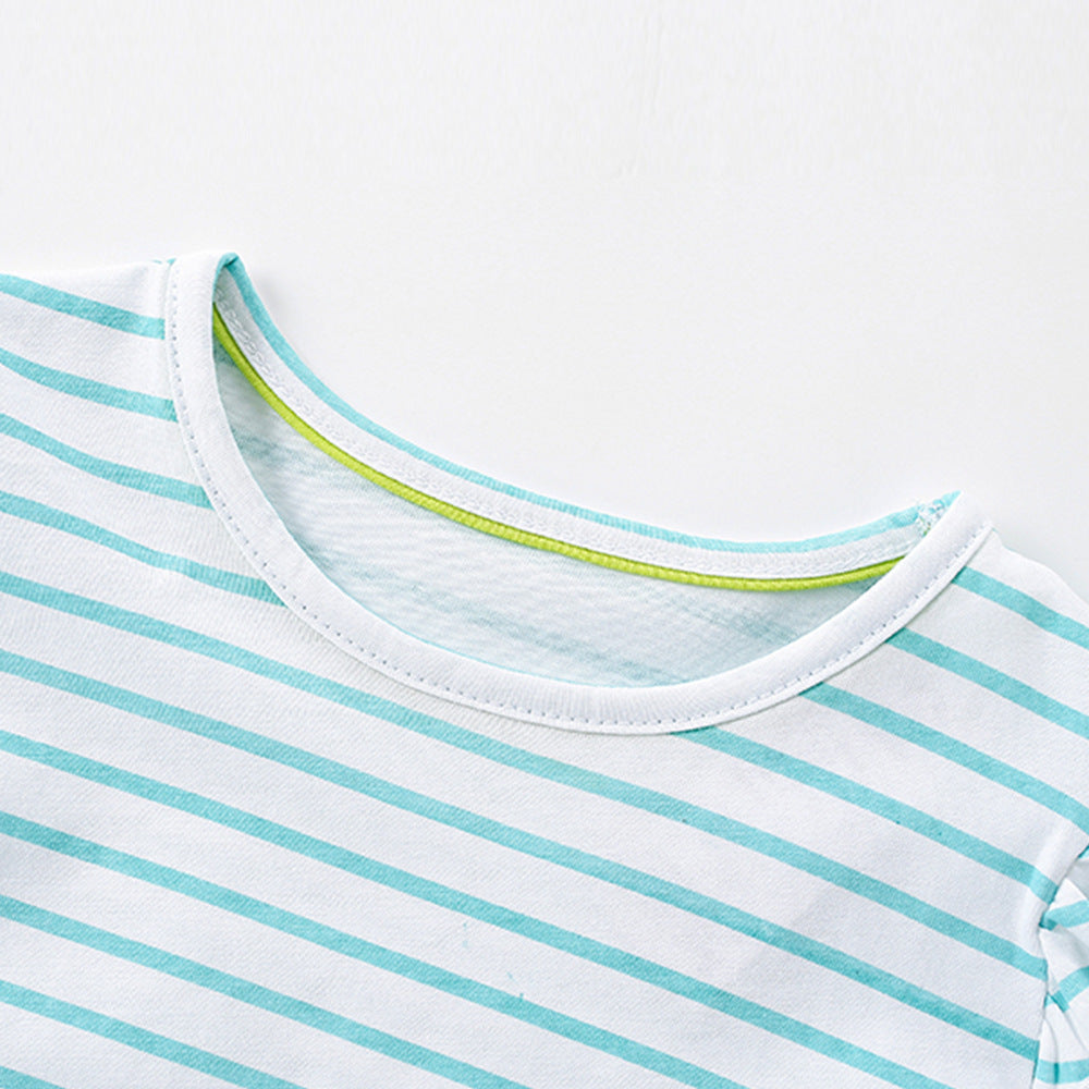 Summer Arrival Cartoon Pattern Fly Sleeves Crew Neck Dress for Stylish Girls, MyKids-USA®, Baby & Toddler Dresses, MyKids-USA -  -  -  -  -  -  - .