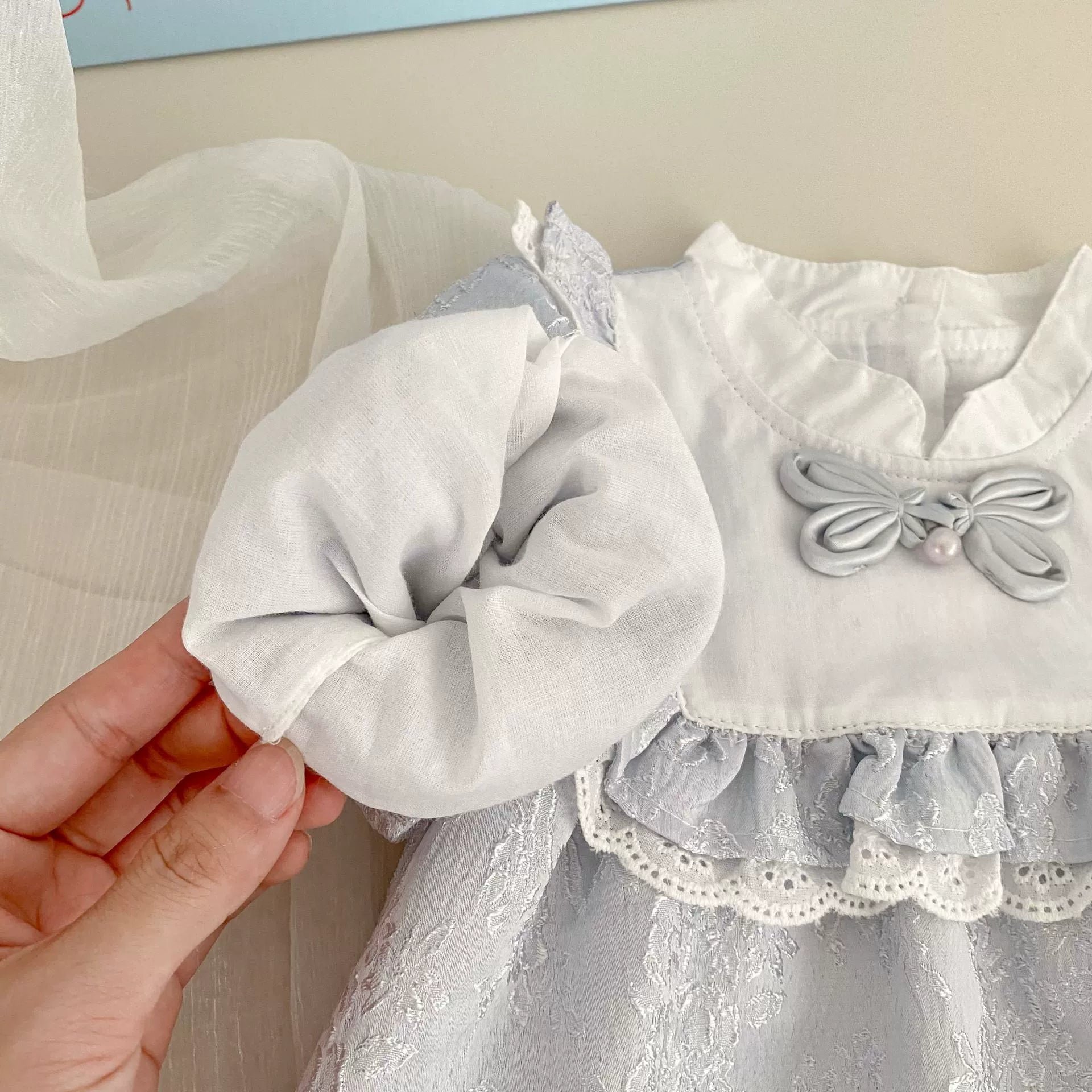 Autumn Arrival Baby Girls Color Patchwork Long Sleeves Flowers Pattern Onesies, MyKids-USA®, Baby One-Pieces, MyKids-USA -  -  -  -  -  -  - 