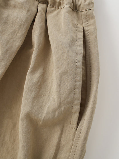 Arrival Summer Kids Solid Color Loose Fit Casual Pants