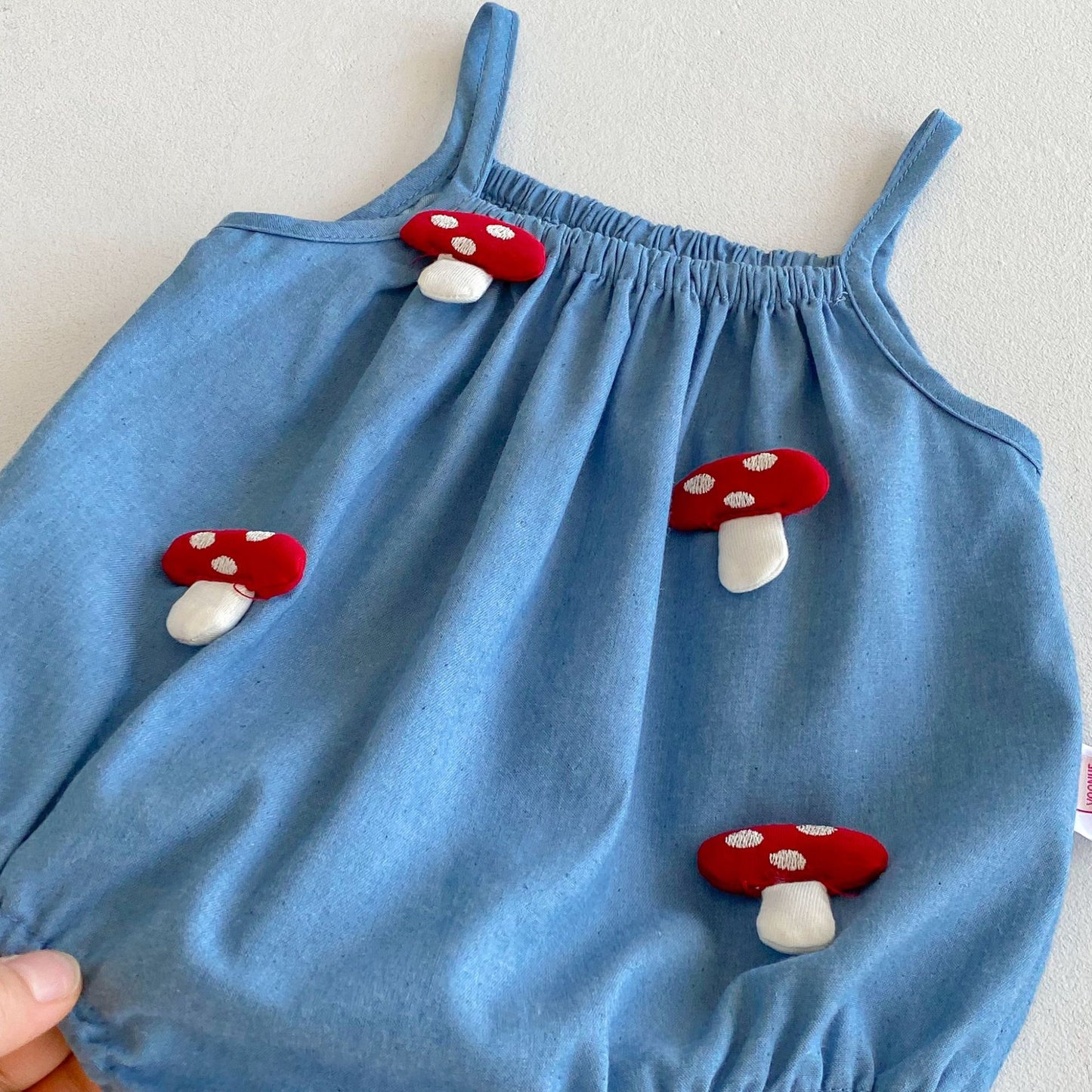Summer Arrival Baby Girls Sleeveless Mushrooms Pattern Bodysuit, MyKids-USA®, Baby & Children's One-Pieces, MyKids-USA -  -  -  -  -  -  - .
