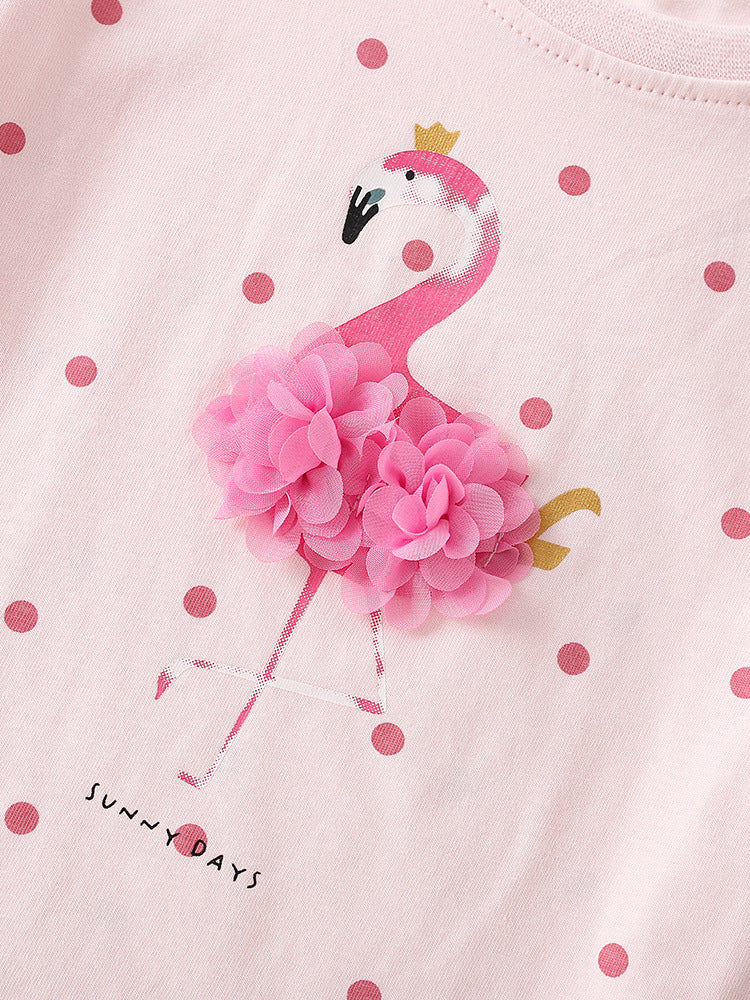 Arrival Summer Baby Kids Girls Short Sleeves Dots Pattern T-shirt and Shorts Clothing Set
