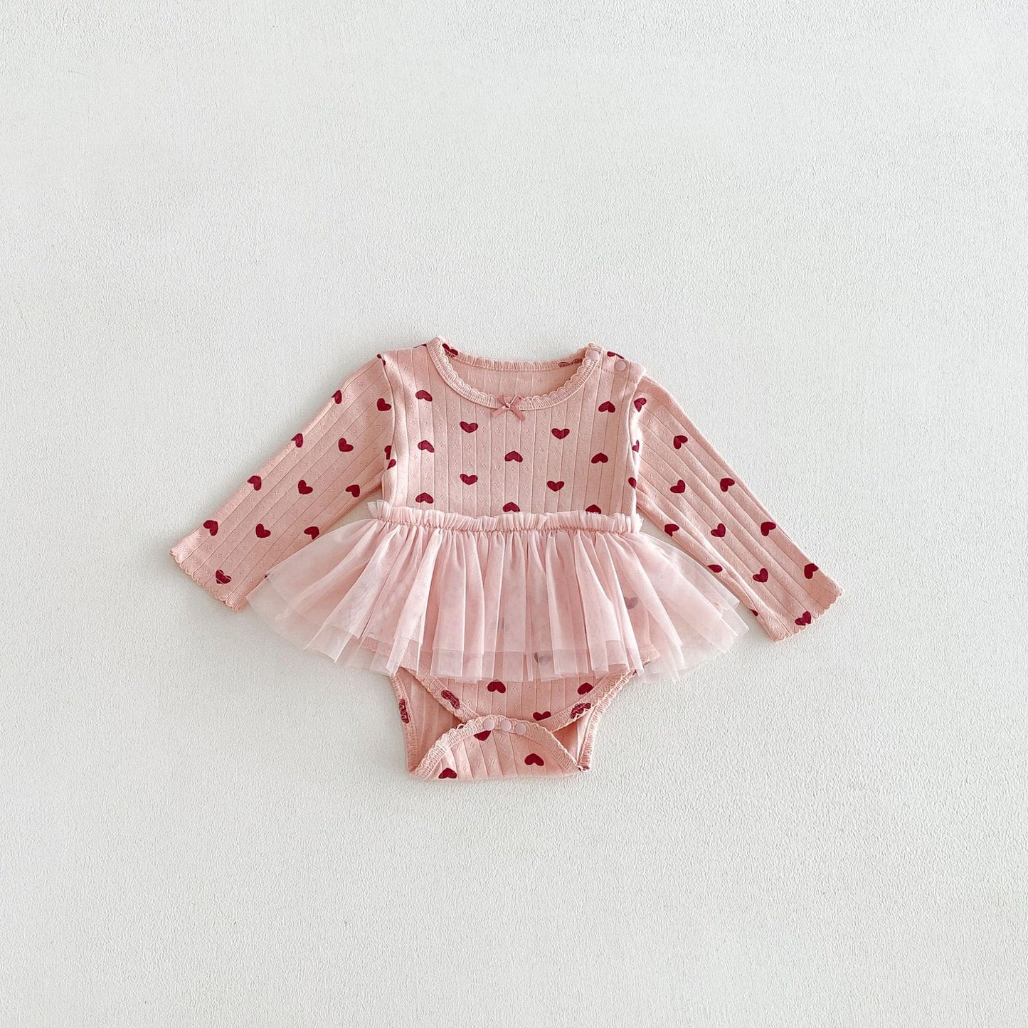 MyKids-USA® Autumn Arrival Baby Girls Long Sleeves Cute Color Patchwork Bodysuit