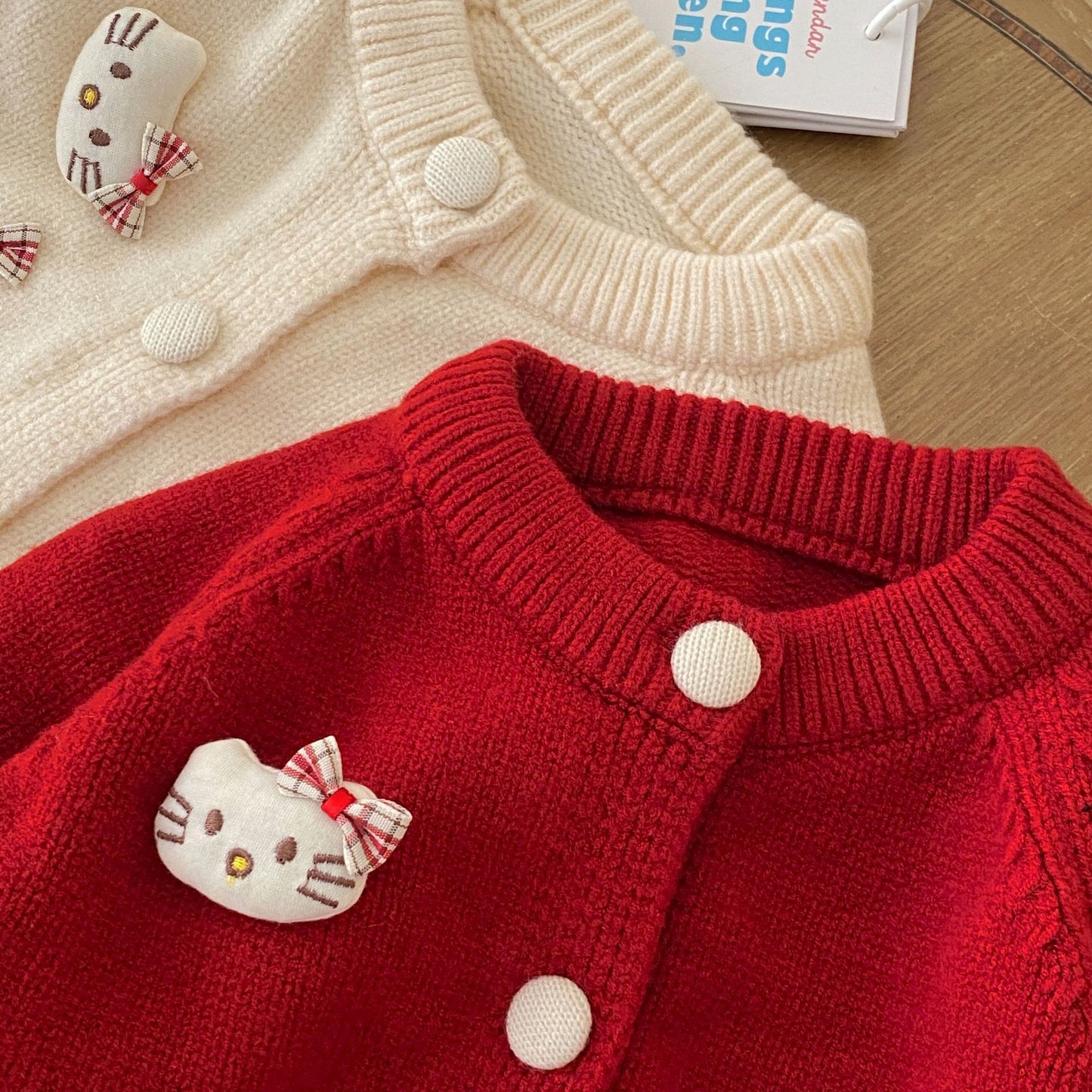 Autumn and Winter Arrival Baby Kids Girls Cartoon and Geometric Pattern Long Sleeves Casual Cardigan, MyKids-USA®, Cardigans, MyKids-USA -  -  -  -  -  -  - 