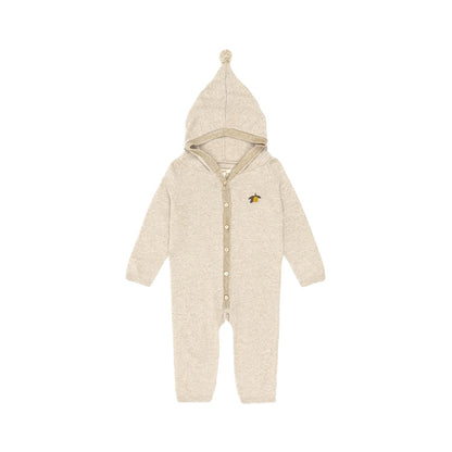 Winter Arrival Baby Unisex Long Sleeves Fruits Pattern Knitted Hooded Rompers, MyKids-USA®, Baby One-Pieces, MyKids-USA - Size/Age - 66 (3-6M) - Color - Apricot -  -  - TR2512271013-A.