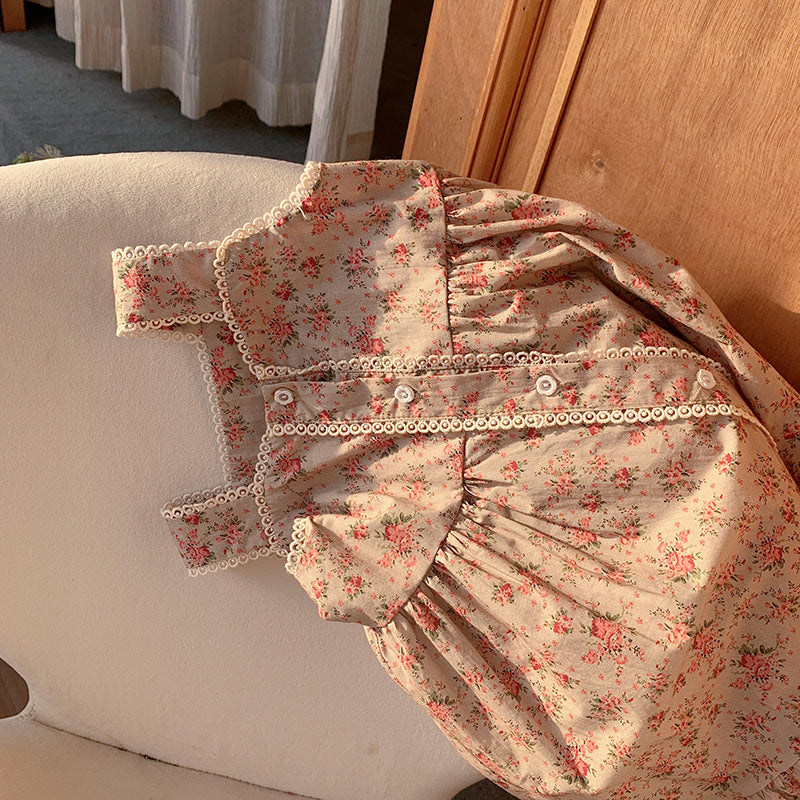 Summer Kids Girls French Style Vintage Sleeveless Single Breasted Dress, MyKids-USA®, Baby & Toddler Dresses, MyKids-USA -  -  -  -  -  -  - 