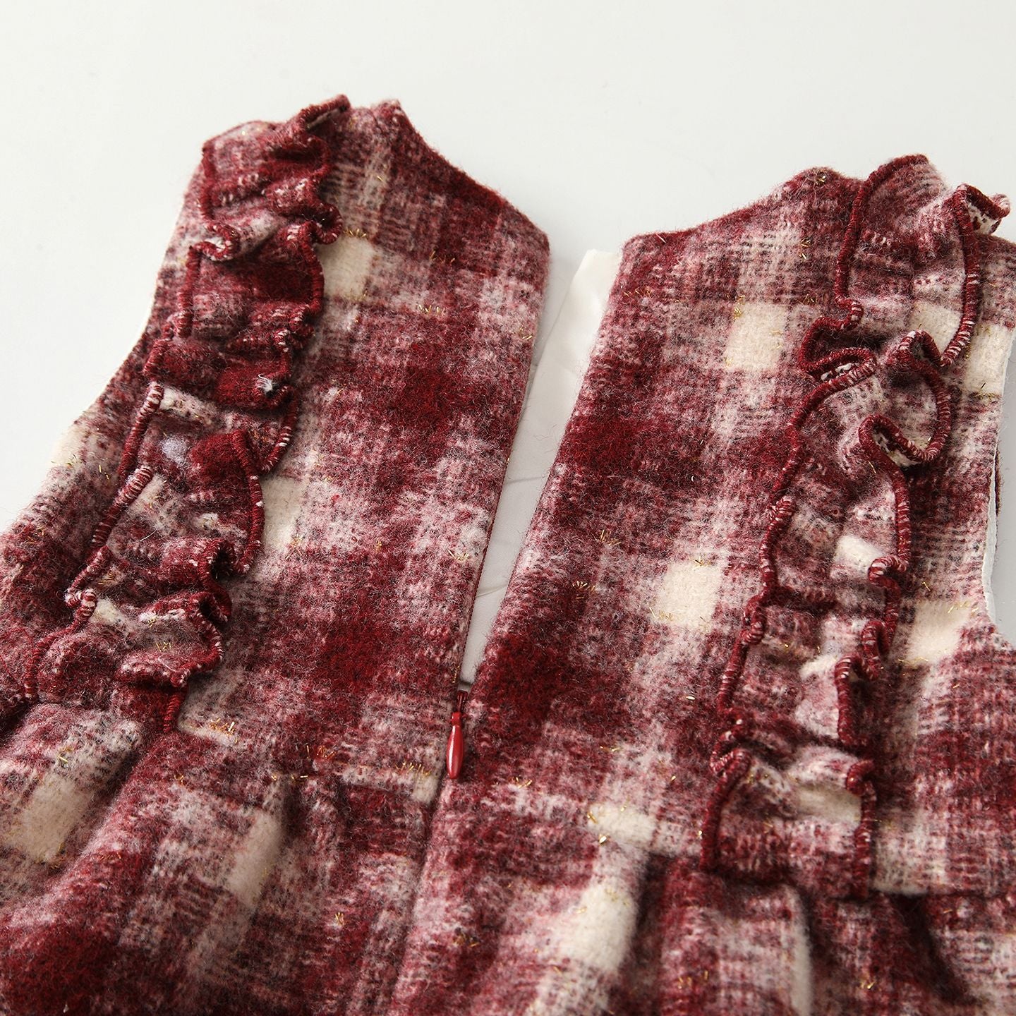 Winter Arrival Baby Kids Girls Cute Cherry and Plaid Pattern Sleeveless Dress with Hat, MyKids-USA®, Baby & Toddler Dresses, MyKids-USA -  -  -  -  -  -  - 