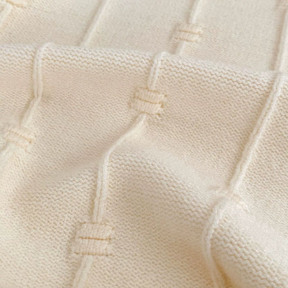 Autumn Arrival Baby Girls Knitted Long Sleeves Striped Jacquard Pattern Onesies, MyKids-USA®, Baby One-Pieces, MyKids-USA -  -  -  -  -  -  - 