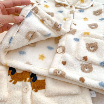 Winter Baby Kids Long Sleeves Animals Cartoon Pattern Top and Pants Pajamas Clothing Set, MyKids-USA®, Pajamas, MyKids-USA -  -  -  -  -  -  - 