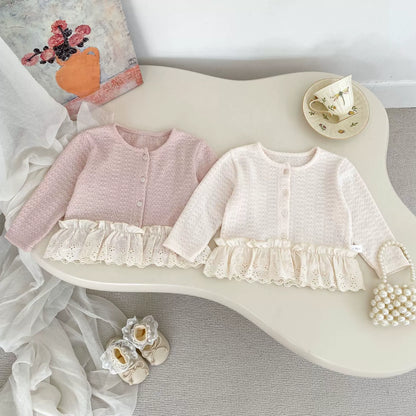 Spring and Autumn Kids Girls Jacquard Pattern Long Sleeves Single Breasted Top and Pants Clothing Set, MyKids-USA®, Baby & Toddler Outfits, MyKids-USA -  -  -  -  -  -  - 