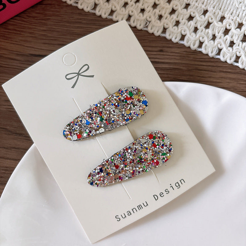 Collection of 2 Versatile Sequin Hair Clips, MyKids-USA®, Hair Pins, Claws & Clips, MyKids-USA - Size/Age - Average Size (0-12Y） - Color - Colorful -  -  - TR2601291552-B.