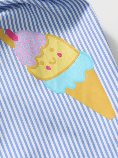 Summer Baby Kids Girls Top Striped Vest And Solid Color Shorts 2-Piece Clothing Set, MyKids-USA®, Baby & Toddler Outfits, MyKids-USA -  -  -  -  -  -  - 