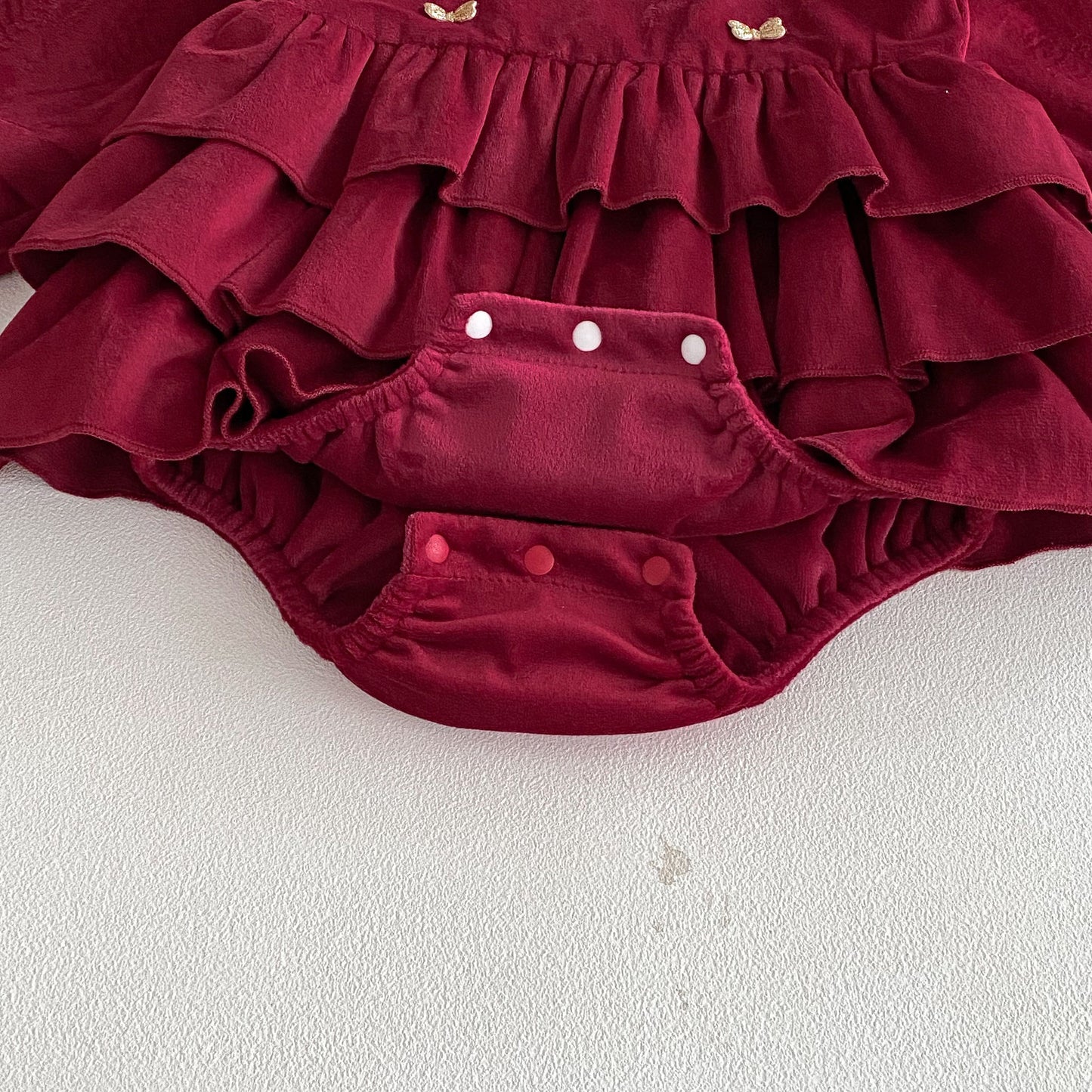 Winter Arrival Baby Girls Long Sleeves Butterfly Pattern Fleece-line Warm Onesies, MyKids-USA®, Bodysuits, MyKids-USA -  -  -  -  -  -  - 