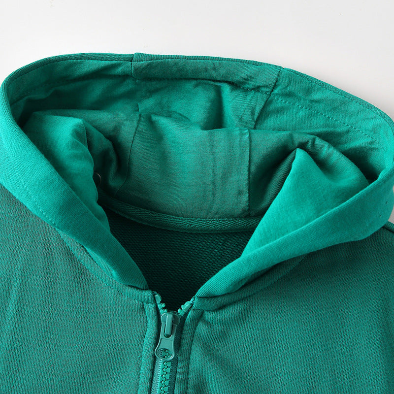 Arrival European and American Style Kids’ Hooded Zip-up Coat with Striped Long Sleeves, MyKids-USA®, Track Jackets, MyKids-USA -  -  -  -  -  -  - 