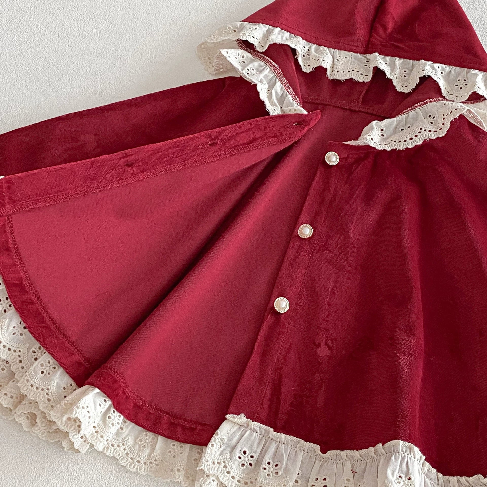 Autumn and Spring Baby Girl Color Patchwork Hollow-out Pattern Cape Popular Shawl, MyKids-USA®, Capes, MyKids-USA -  -  -  -  -  -  - 