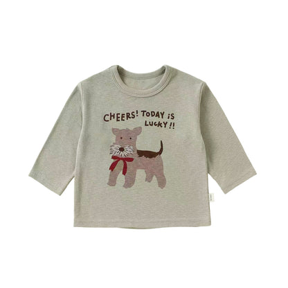 MyKids-USA® Autumn Arrival Baby Kids Long Sleeves Cartoon Pattern Top