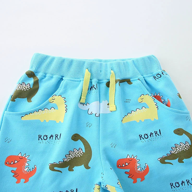 Summer Arrival Baby Kids Boys Cotton Casual Style Cartoon Dinosaurs Pattern Shorts, MyKids-USA®, Toddler Underwear, MyKids-USA -  -  -  -  -  -  - 