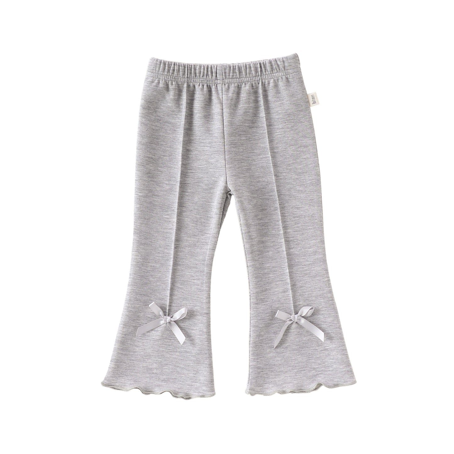 Arrival Baby Kids Girls Solid Color Butterfly-bows Decorated Flared Pants, MyKids-USA®, Baby & Toddler Bottoms, MyKids-USA - Size/Age - 73 (6-9M) - Color - Grey -  -  - TR2603032243-C.