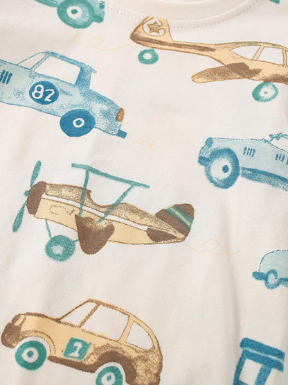 MyKids-USA® Spring and Autumn Baby Kids Boys Cartoon Pattern Long Sleeves Top