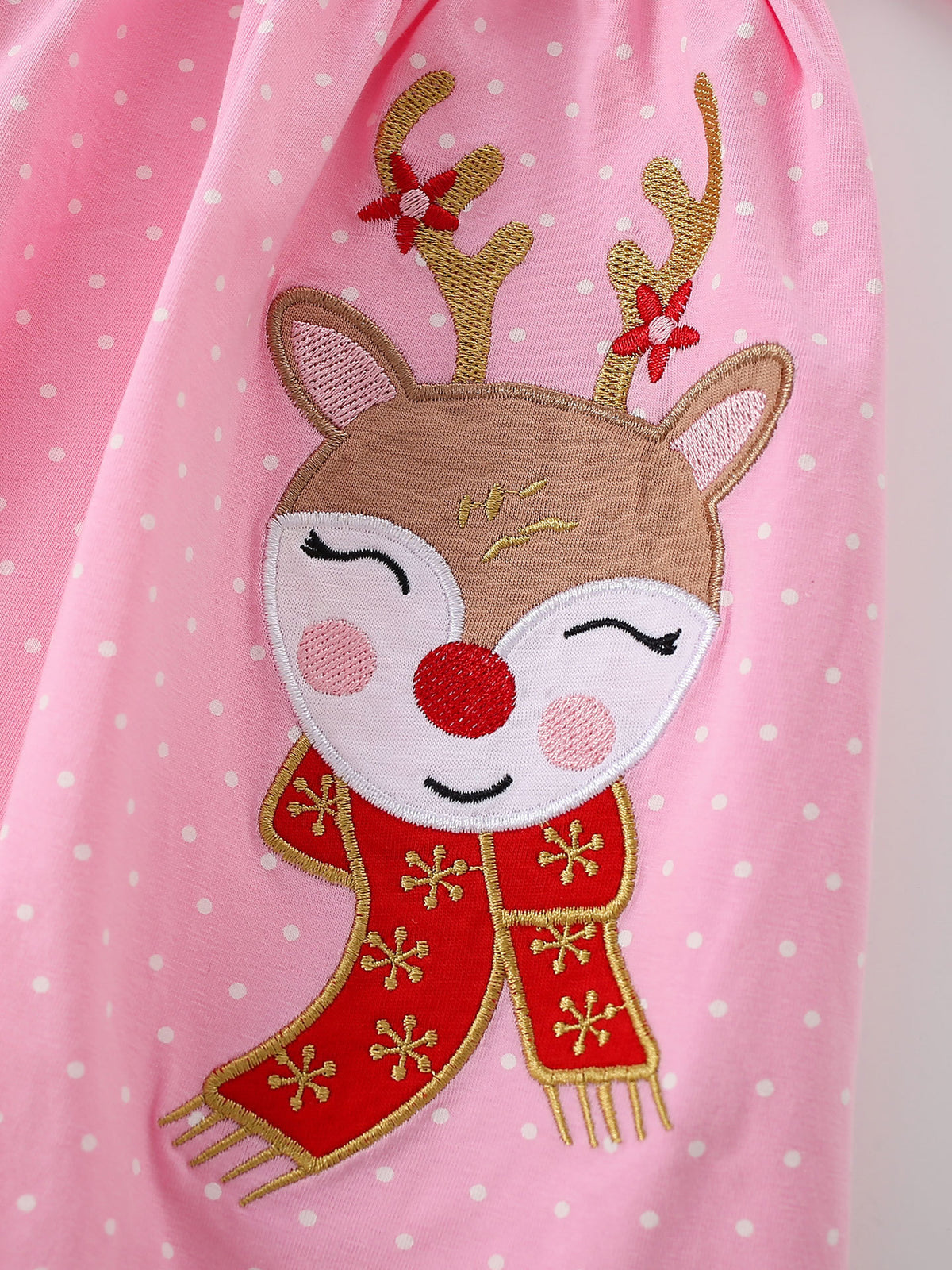 MyKids-USA® Autumn Arrival Baby Kids Girls Princess Christmas Cartoon Pattern Long Sleeves Dress