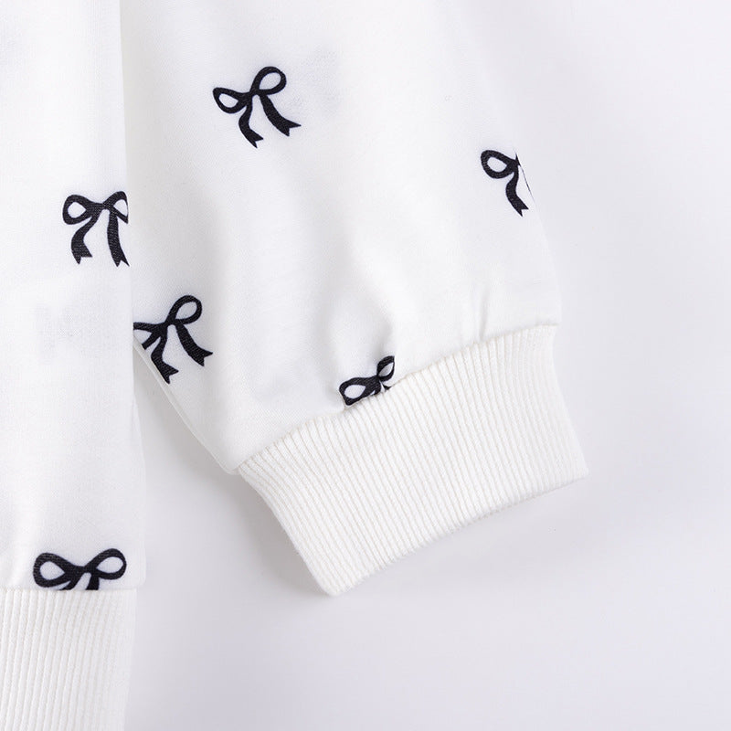 Spring and Autumn Girls Butterfly-bows Pattern Long Sleeves Top and Color Patchwork Pants Clothing Set, MyKids-USA®, Baby & Toddler Outfits, MyKids-USA -  -  -  -  -  -  - 