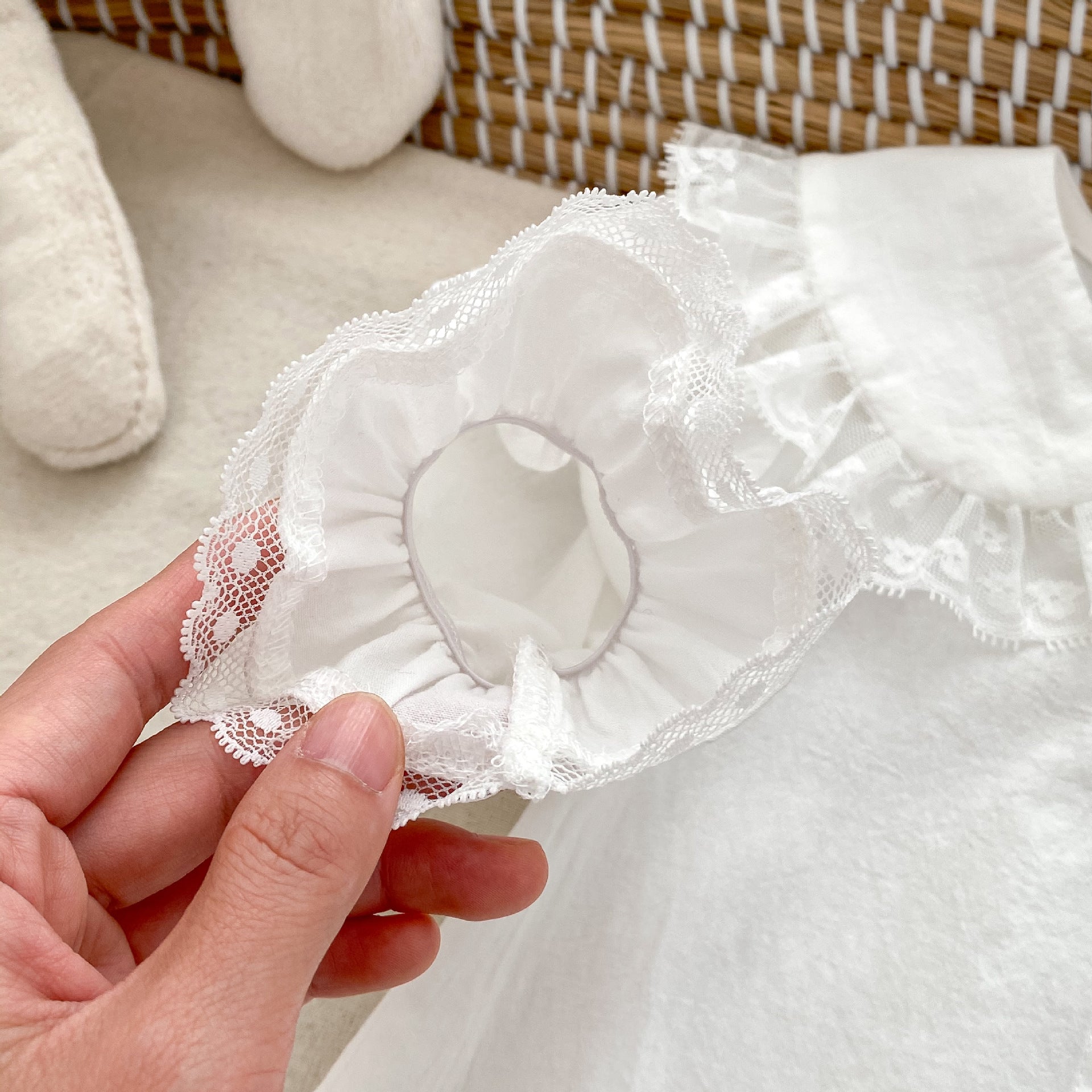 Spring Arrival Baby Girls Long Sleeves Floral Embroidered Lace Trim Collar Onesies Bodysuits, MyKids-USA®, Baby One-Pieces, MyKids-USA -  -  -  -  -  -  - 