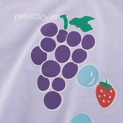 Summer Baby Kids Girls Letters and Fruits Cartoon Print Short Sleeves Crew Neck Top Shirt, MyKids-USA®, Shirts, MyKids-USA -  -  -  -  -  -  - 