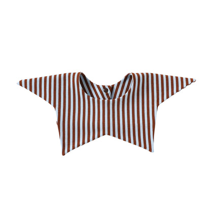 Adorable Geometric Pattern Snap-on Star Shaped Bib, MyKids-USA®, Bibs, MyKids-USA - Size/Age - S (0-3Y) - Color - Coffee -  -  - TR2605011548-B.