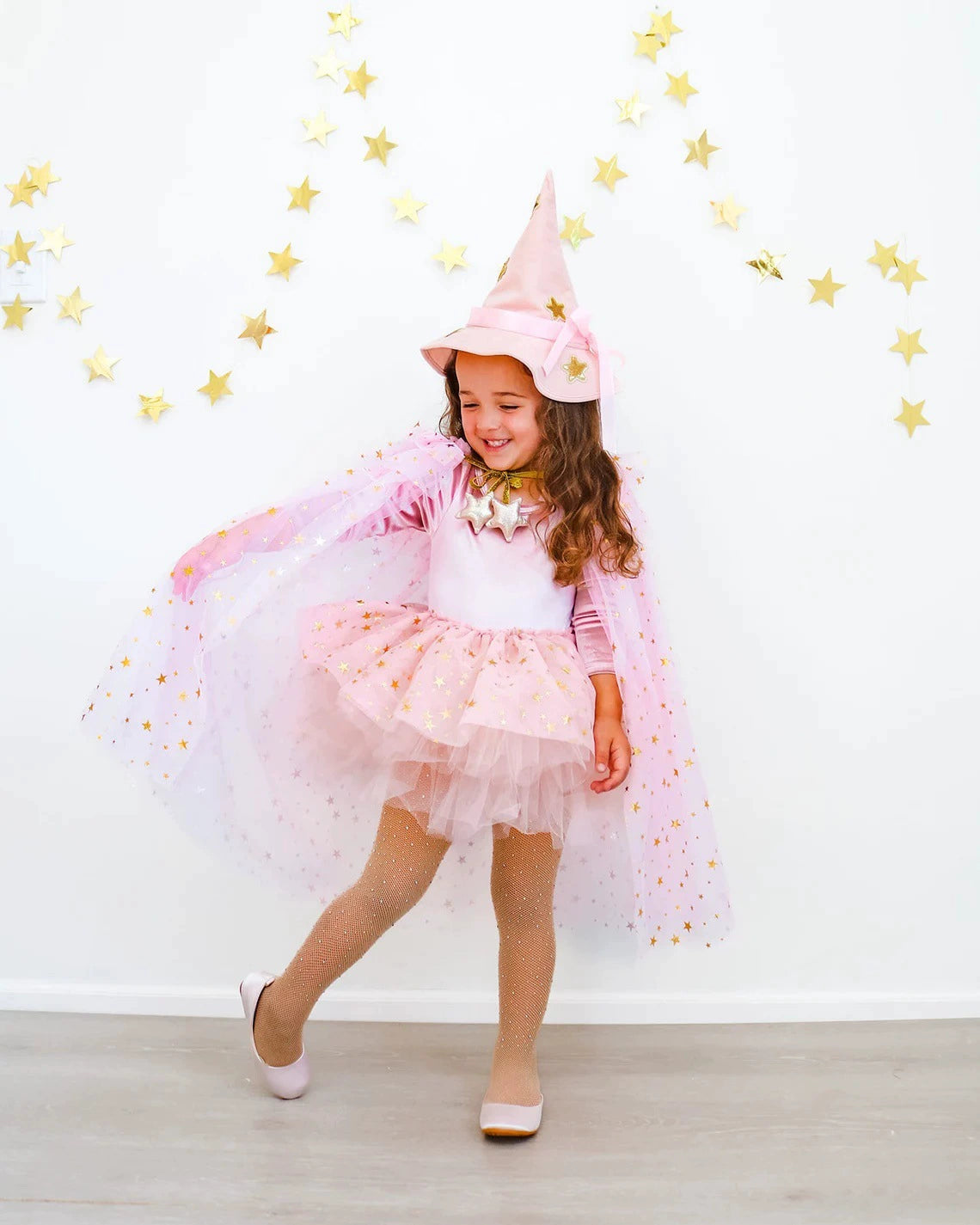 Arrival Girls’ In-Stock Sweet Mesh Cape (25cm*20cm) for Halloween Parties, MyKids-USA®, Costume Accessories, MyKids-USA - Size/Age - Average - Color - Pink -  -  - TR2508201828-D.