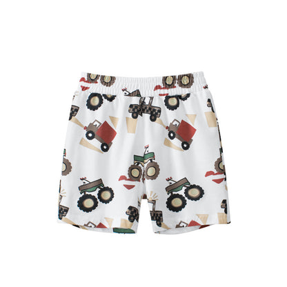 Baby Boy Cars Print Pattern Breathable Home Clothes Shorts
