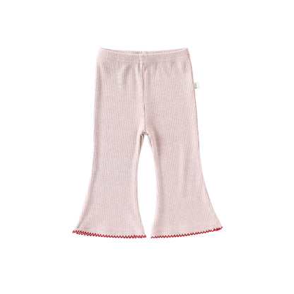Casual Baby Kids Girls Plain Flared Pants, MyKids-USA®, Baby & Toddler Bottoms, MyKids-USA - Size/Age - 80 (9-12M) - Color - Pink -  -  - TR2509242326-D