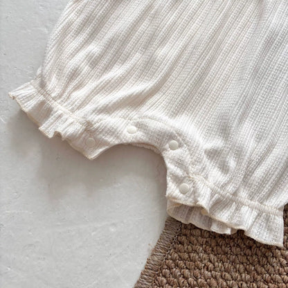 Summer Arrival Baby Girls Solid Color Sleeveless Rompers, MyKids-USA®, Baby One-Pieces, MyKids-USA -  -  -  -  -  -  - 