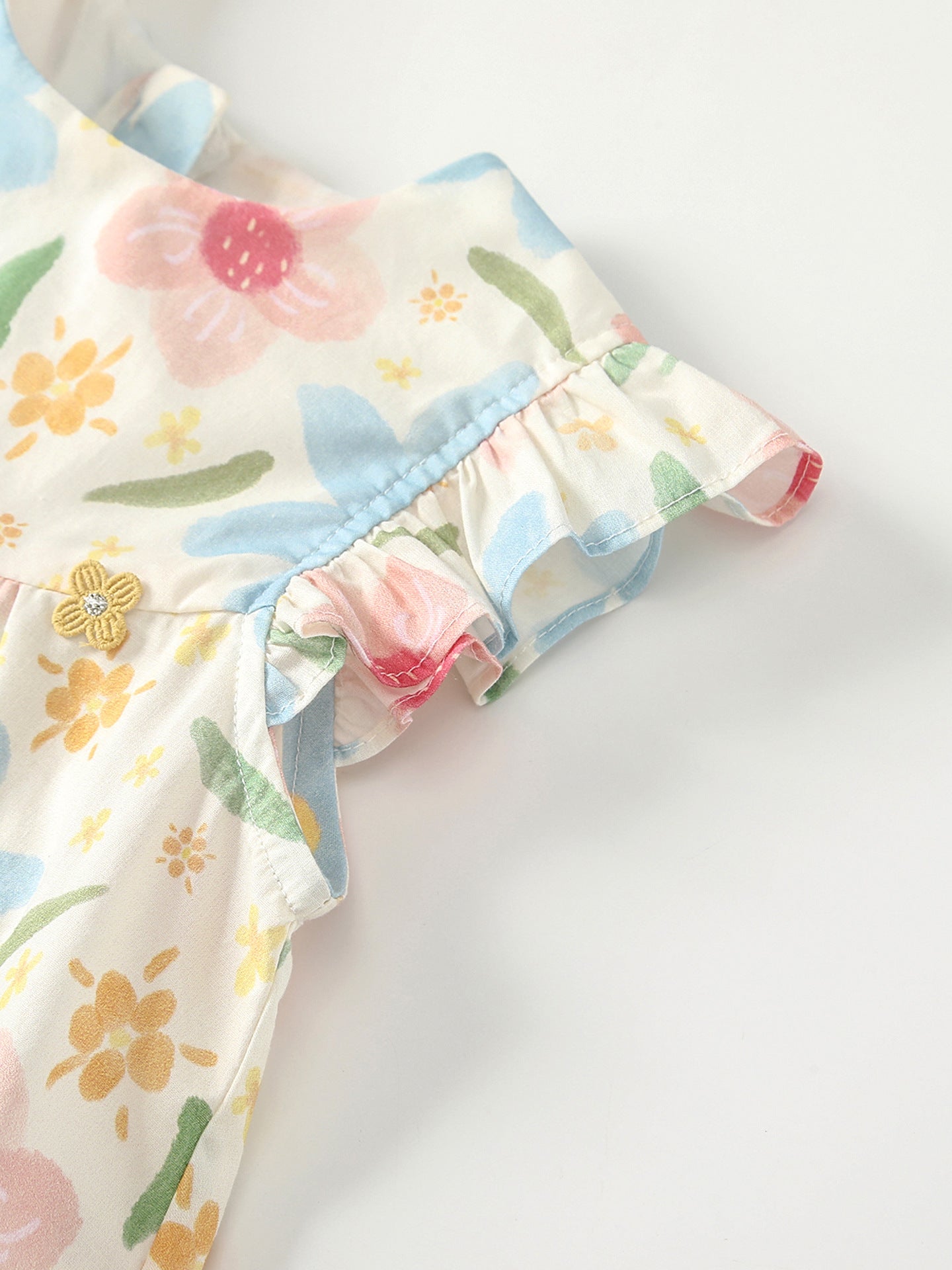 Summer Arrival Baby Girls Sleeveless Floral Pattern Dress, MyKids-USA®, Baby & Children's Dresses, MyKids-USA -  -  -  -  -  -  - .