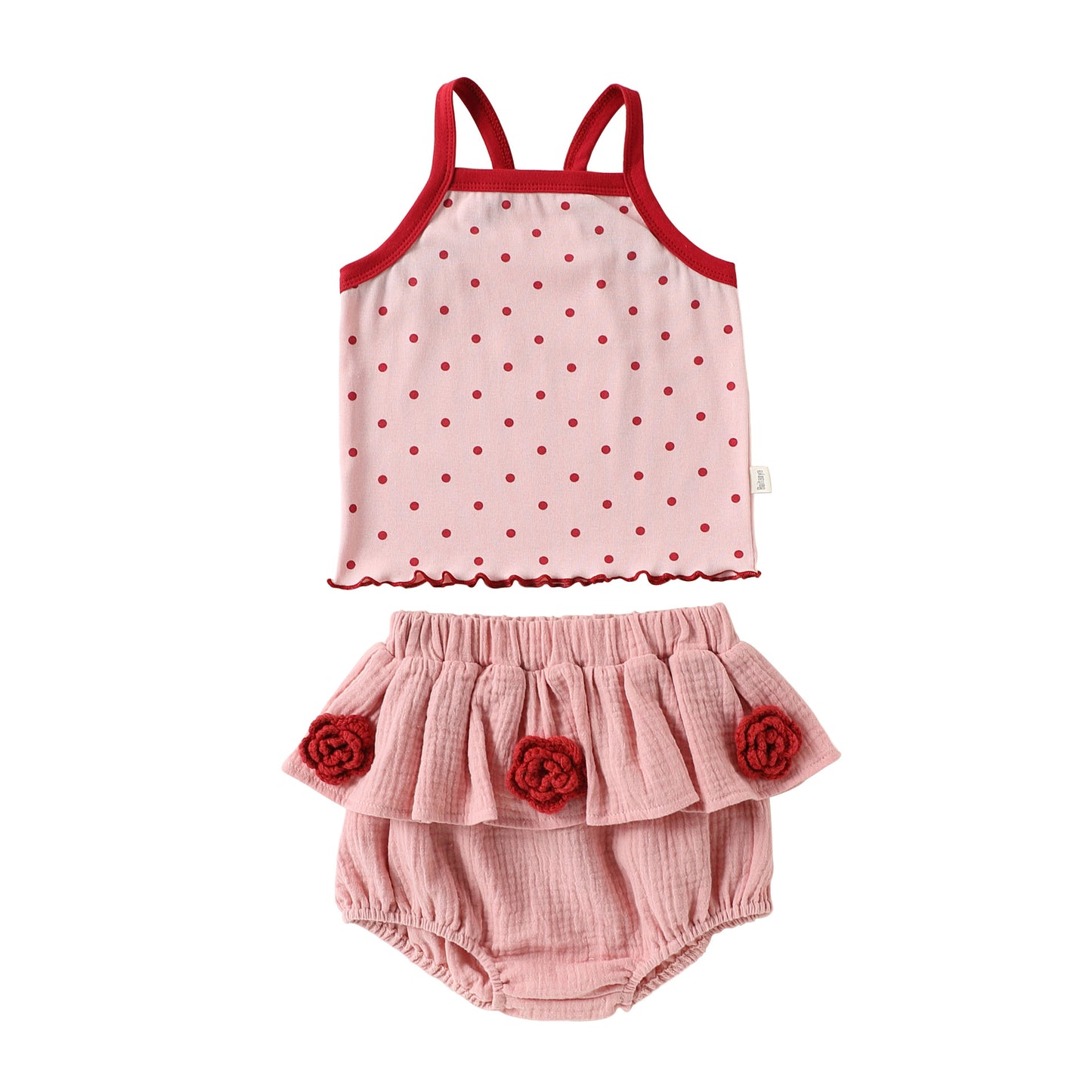 Summer Baby Kids Girls Sleeveless Cute Dots Pattern Vest and Bloomers Clothing Set, MyKids-USA®, Baby & Children's Outfits, MyKids-USA -  -  -  -  -  -  - .