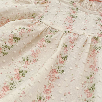 Spring Baby Kids Floral Pattern Long Sleeves Top Dress and Bloomers Clothing Set for Girls, MyKids-USA®, Baby & Toddler Outfits, MyKids-USA -  -  -  -  -  -  - .