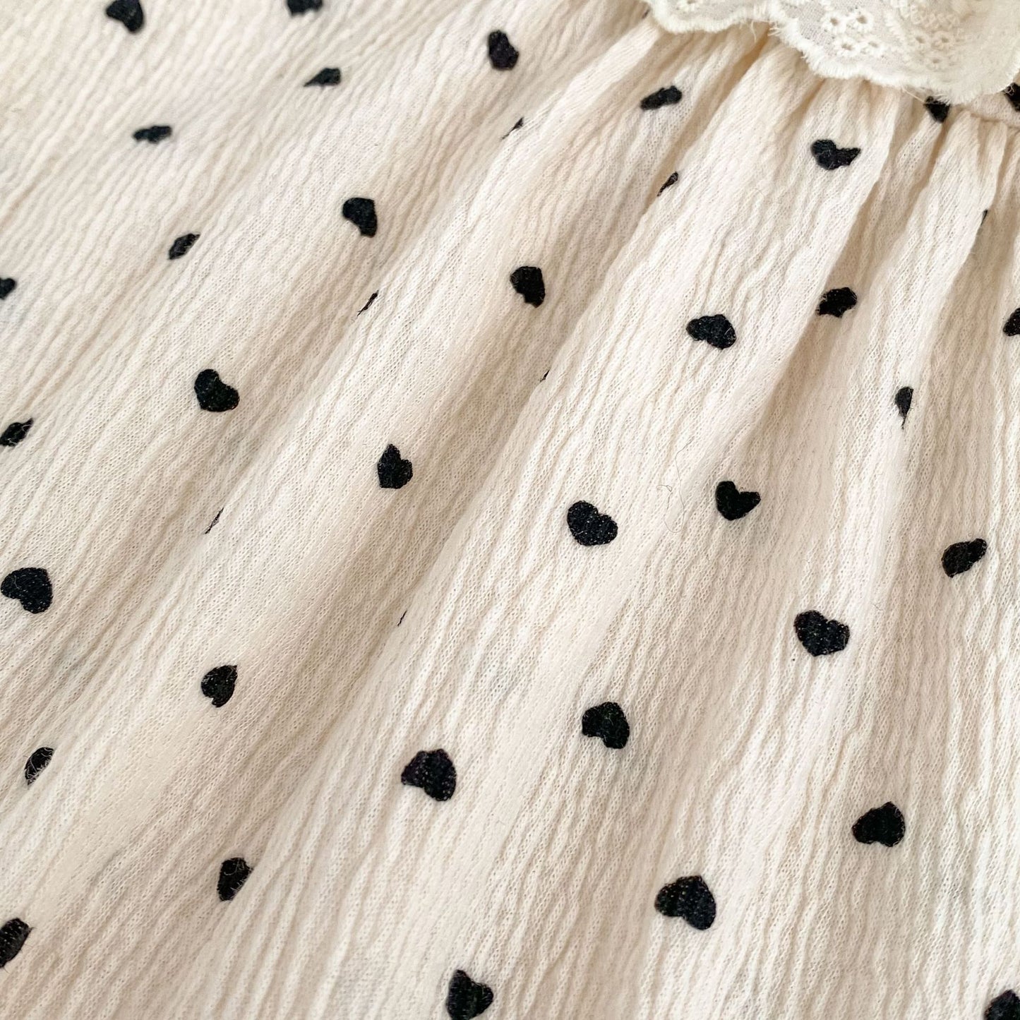 Summer Arrival Baby Girls Apricot Sleeveless Hearts Pattern Onesies with Embroidered Collar, MyKids-USA®, Baby One-Pieces, MyKids-USA -  -  -  -  -  -  - 