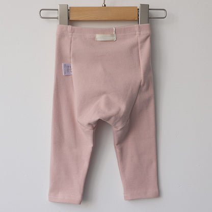 Arrival Spring and Summer Baby Kids Boys and Girls Casual Solid Color Pants