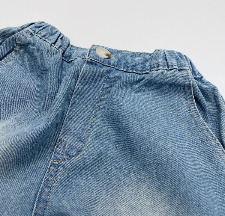 Arrival Summer Unisex Street Fashion Cool and Casual Washed Denim Shorts, MyKids-USA®, Denim Shorts, MyKids-USA -  -  -  -  -  -  - 