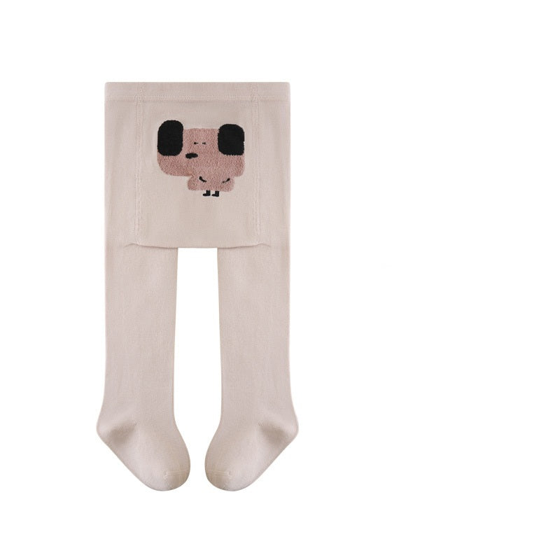 Autumn Baby Girls Breathable Animals Cartoon Pattern Tights, MyKids-USA®, Baby & Toddler Socks & Tights, MyKids-USA - Size/Age - S (6-12M) - Color - Coffee -  -  - TR2509292232-B