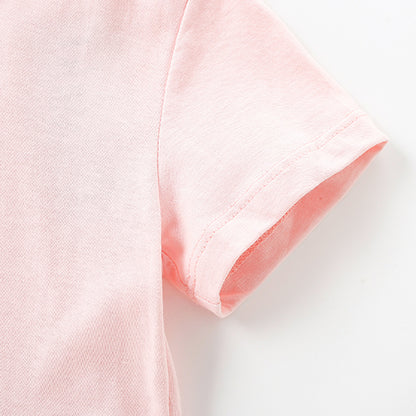 Summer Arrival Cartoon Pattern Short Sleeves Crew Neck Dress for Stylish Girls, MyKids-USA®, Baby & Toddler Dresses, MyKids-USA -  -  -  -  -  -  - .