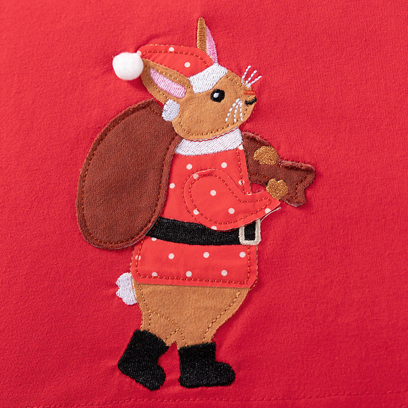 Autumn and Spring Christmas Cartoon and Striped Pattern Long Sleeves Dress, MyKids-USA®, Baby & Toddler Dresses, MyKids-USA -  -  -  -  -  -  - 