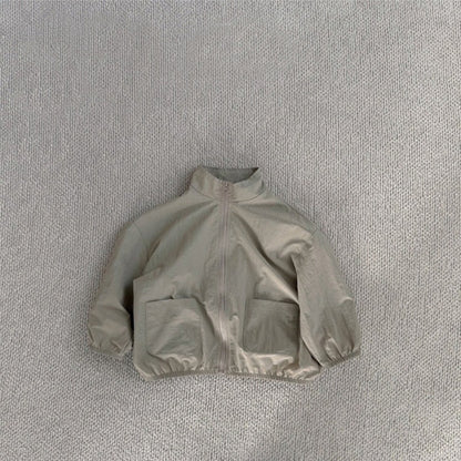 MyKids-USA® Autumn Arrival Kids Stand Collar Windproof Jacket