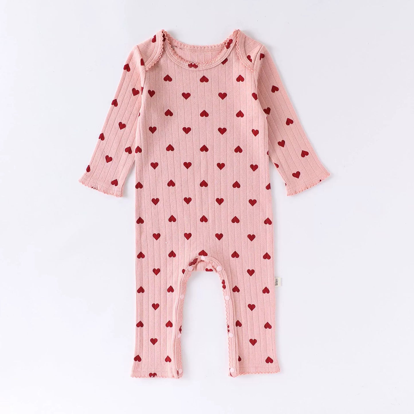 Autumn Arrival Baby Unisex Long Sleeves Cute Geometric Pattern Rompers, MyKids-USA®, Baby One-Pieces, MyKids-USA - Size/Age - 66 (3-6M) - Color - Pink -  -  - TR2507141811-C