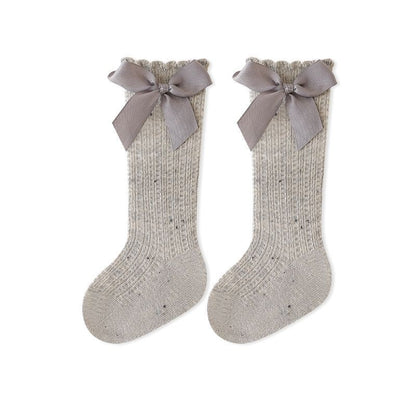 Summer and Spring Baby Kids Girls Breathable Cute Dots Pattern Stockings, MyKids-USA®, Baby & Toddler Socks & Tights, MyKids-USA - Size/Age - XS (0-6M) - Color - Grey -  -  - TR2604272301-B.