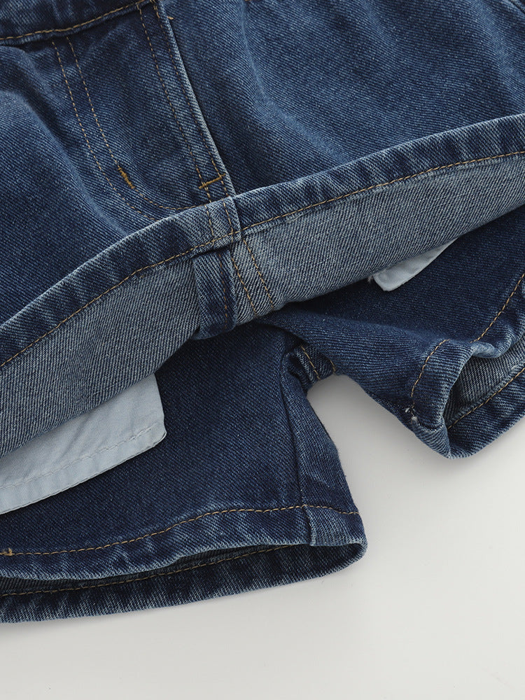 Arrival Summer Girls Plain Denim Shorts