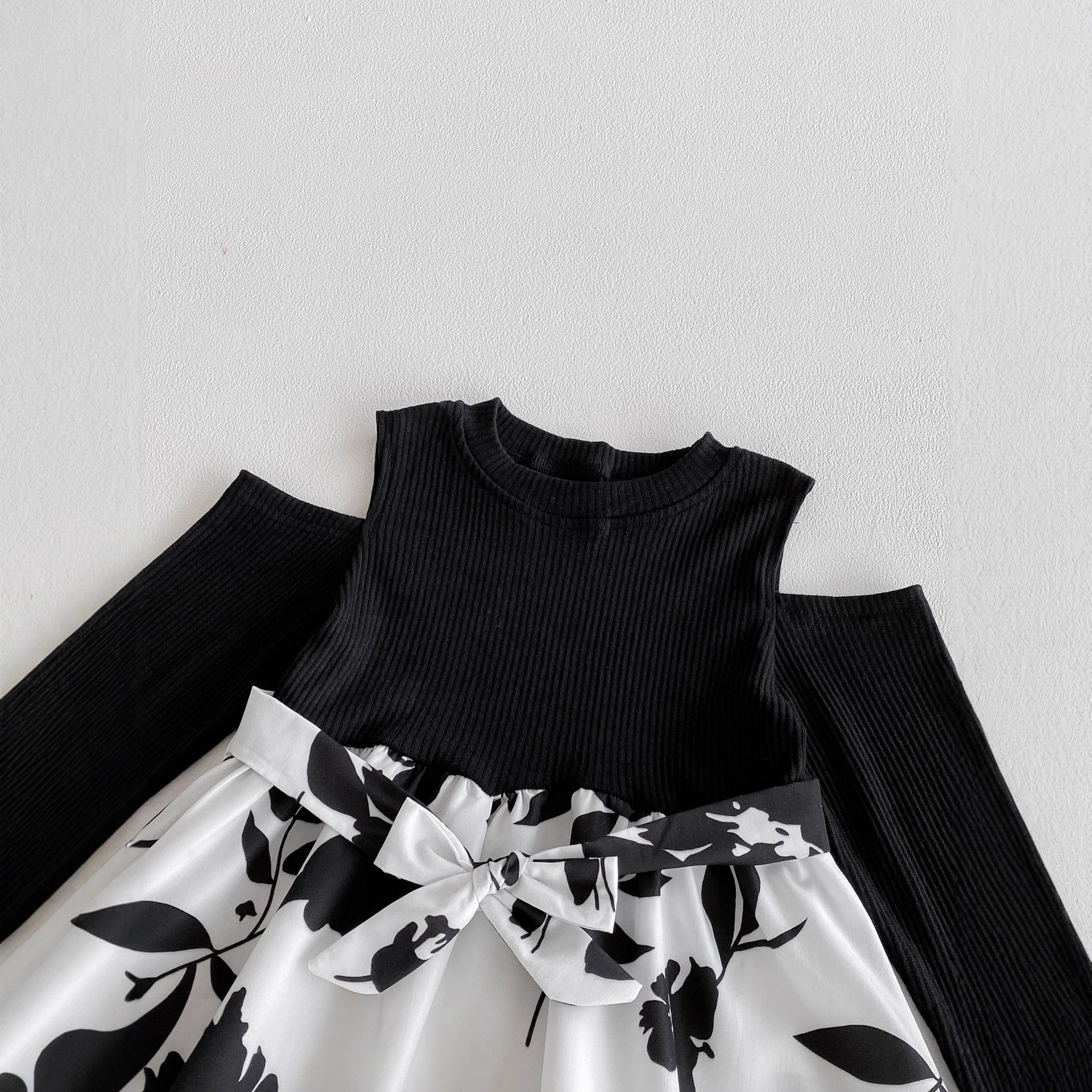 Autumn Arrival Baby Kids Girls Long Sleeves Color Patchwork Dress, MyKids-USA®, Baby & Toddler Dresses, MyKids-USA -  -  -  -  -  -  - 