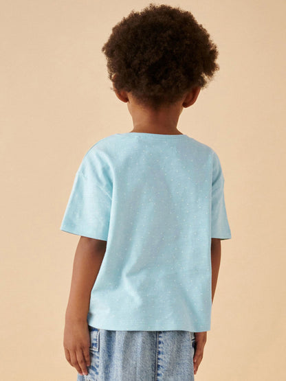 Kids’ Kitten Cartoon Pattern Short Sleeves T-shirt in European and American Style for Summer, MyKids-USA®, Baby & Toddler Tops, MyKids-USA -  -  -  -  -  -  - 