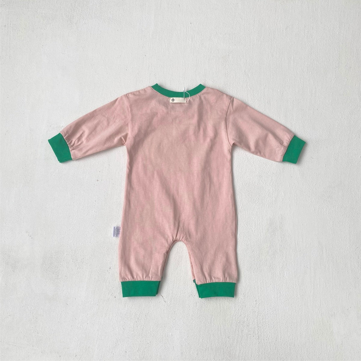 MyKids-USA® Autumn Arrival Baby Kids Long Sleeves Color Patchwork Rompers