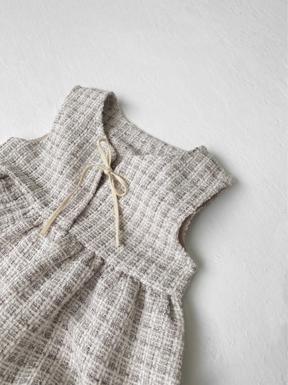 MyKids-USA® Autumn Arrival Baby Kids Girls Fashion Sleeveless Plaid Bodysuit