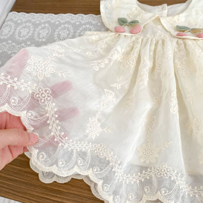 Summer Arrival Sleeveless Flowers Embroidered Pattern Dress for Stylish Girls, MyKids-USA®, Baby & Toddler Dresses, MyKids-USA -  -  -  -  -  -  - 