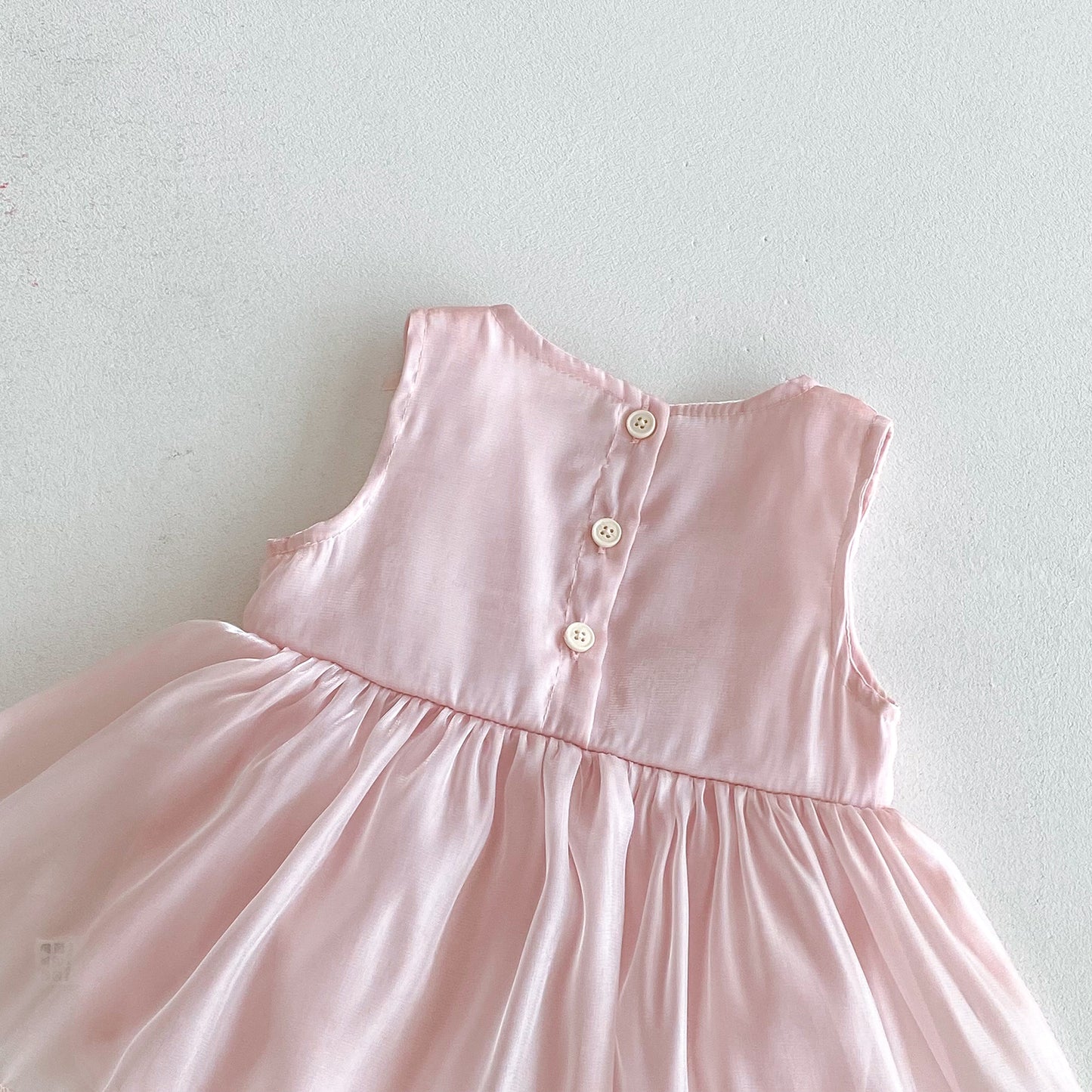 Summer Arrival Baby Girls Sleeveless Solid Color Cute Dress